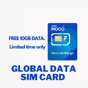 MOGO Global Data SIM Card | Europe, Asia, US | FREE 10GB Data | As low as $1/GB | Travel accessories and essential | must-have - TRAVELUTION STORE