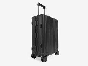 ebbly aluminum luggage black